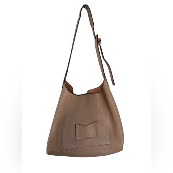 Michael Kors Medium Junie Leather Hobo Bag - Blush - Picture 4 of 13